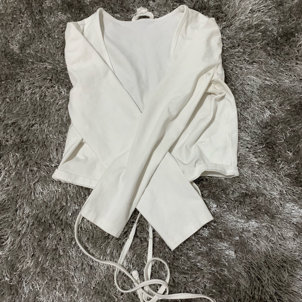 forever21 wrap crop top